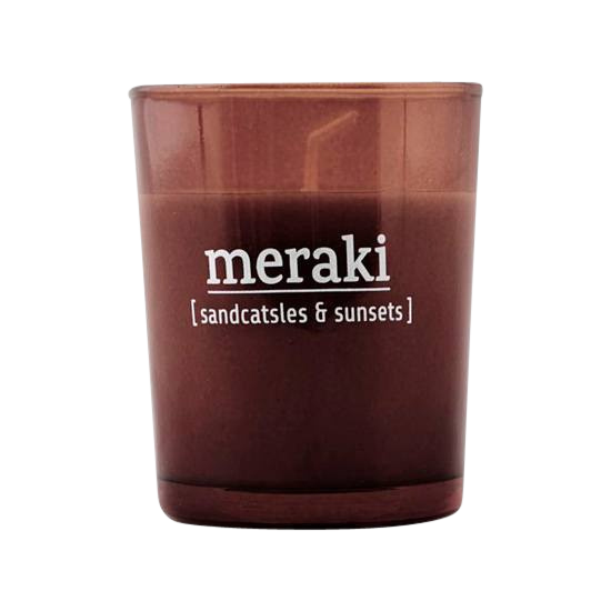 meraki scented candle sandcastles and sunset small