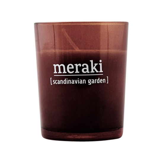 meraki scented candle scandinavian garden small