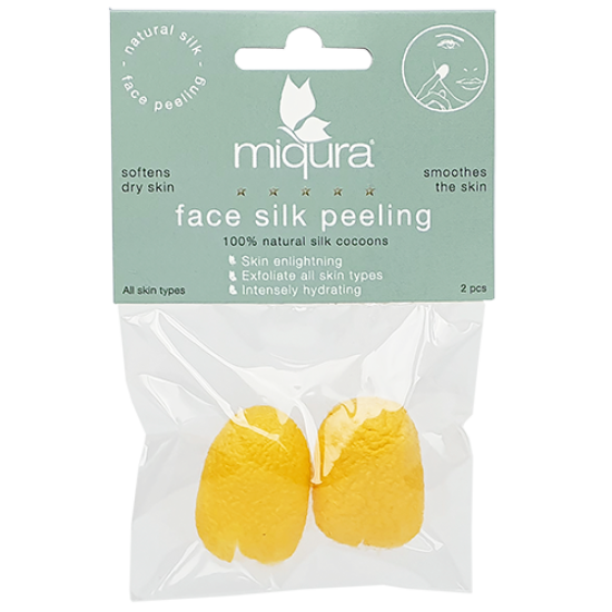 Miqura Face Silk Peeling - Silk Cocoons (2 stk)