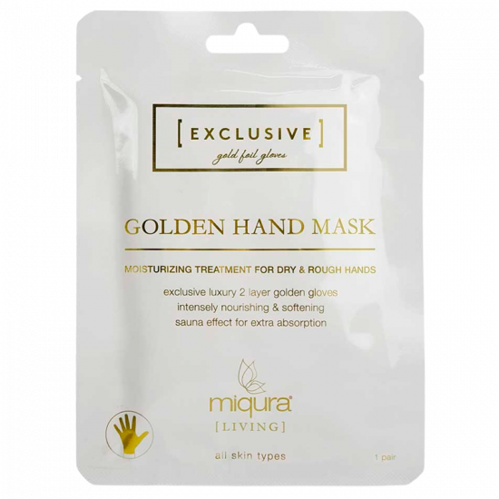 Miqura Living White Musk Golden Hand Mask (1 stk)