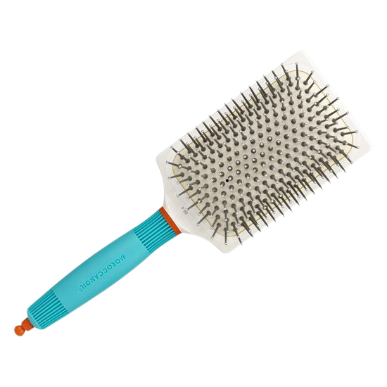 moroccanoil ionic ceramic thermal paddle brush
