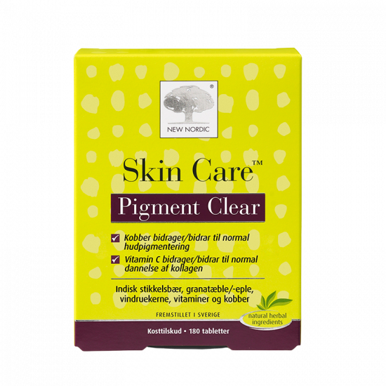 New Nordic Skin Care Pigment Clear (180 tab)