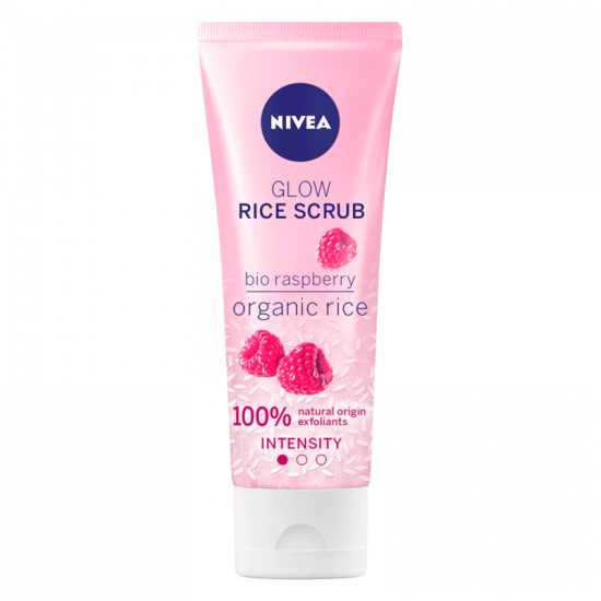 Nivea Rice Scrub Bio Raspberry (75 ml)