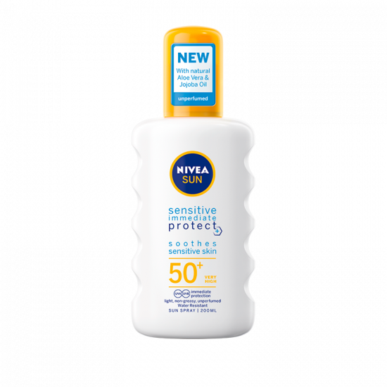 Nivea Sensitive Soothing Spray SPF50+ (200 ml)