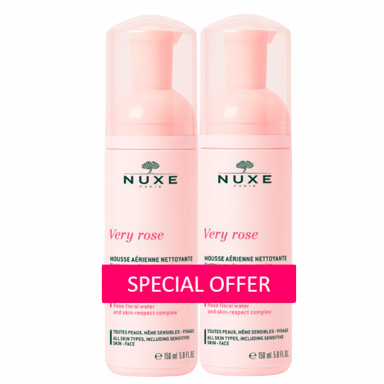 NUXE Very Rose Cleansing Foam Duopack (2x150 ml)