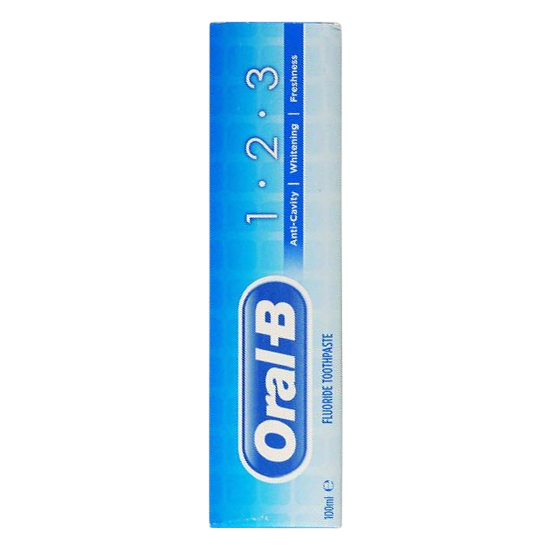 oral-b delicate white 123 toothpaste 100 ml.