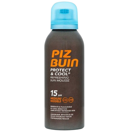 piz buin piz buin protect and cool mousse spf 15 - 150 ml