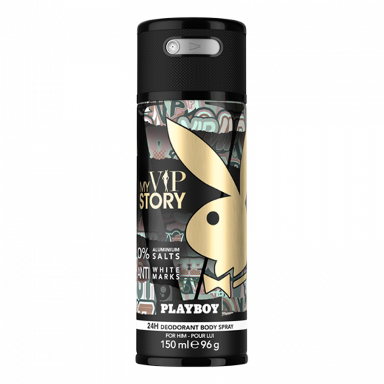 Playboy My VIP Story Deodorant Spray (150 ml)