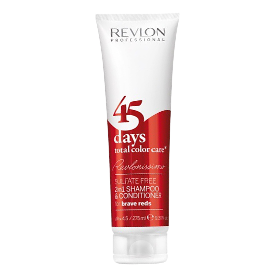 revlon 45 days 2in1 shampoo & conditioner red 275 ml