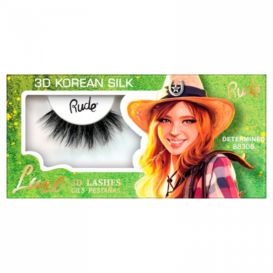 RUDE Cosmetics Luxe 3D Lashes Korean Silk Determined (1 stk)
