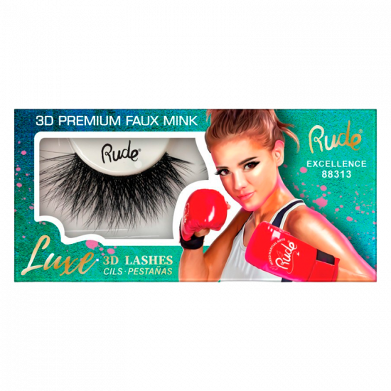 RUDE Cosmetics Luxe 3D Lashes Premium Faux Mink Excellence (1 stk)