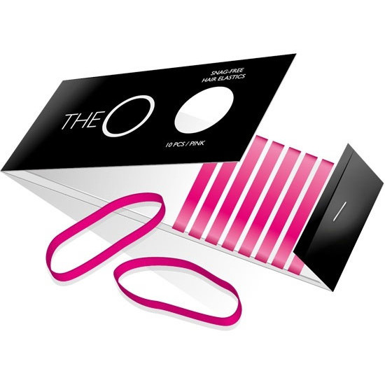 The O Snag-Free Hårelastikker 10 stk - Pink
