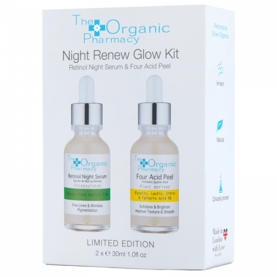The Organic Pharmacy Night Renew Glow Kit 
