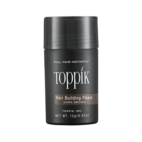 toppik hair building fibers dark brown 12 g.