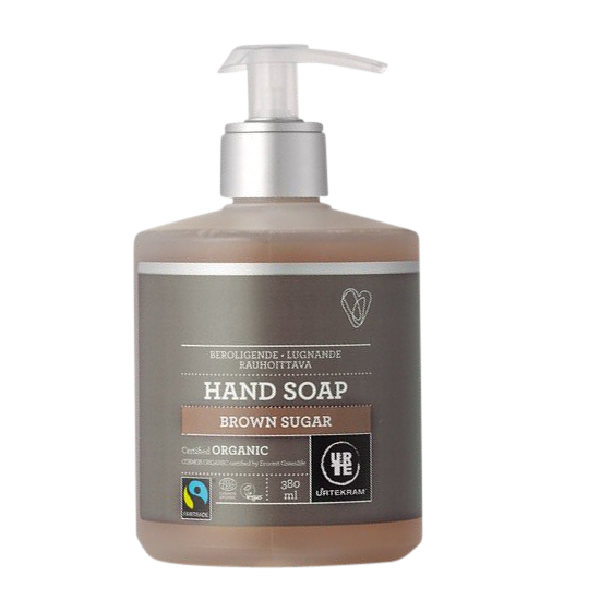 urtekram brown sugar hand soap 380 ml