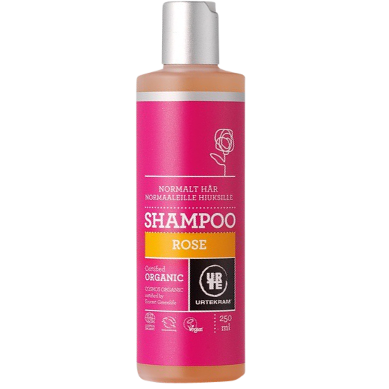 Urtekram Rose Shampoo Normal Hår 250 ml - Økologisk