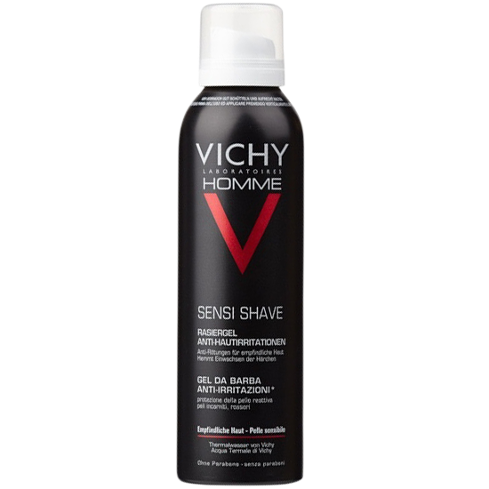 vichy homme anti-irritation shaving gel 150 ml.