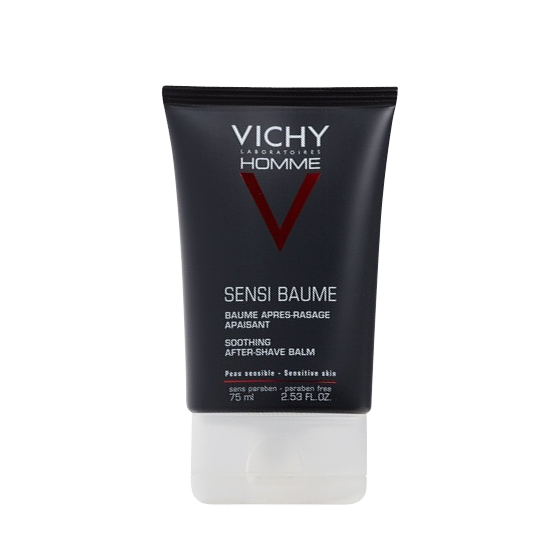 vichy homme sensi baume soothing aftershave balm 75 ml.