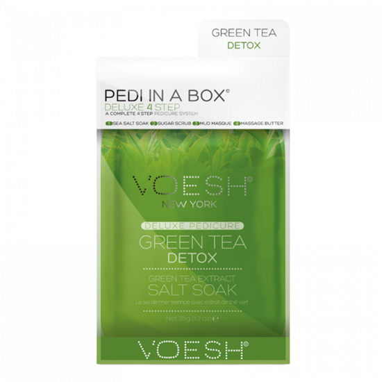 VOESH Pedi In A Box Deluxe 4 Step Pedicure Green Tea Detox (1 stk)