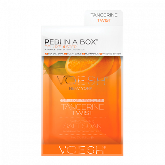 VOESH Pedi In A Box Deluxe 4 Step Pedicure Tangerine Twist (1 stk)