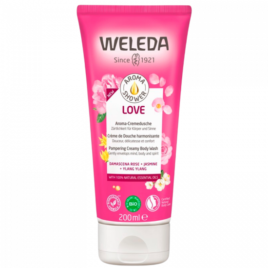 Weleda Aroma Shower Love Creamy Body Wash (200 ml)