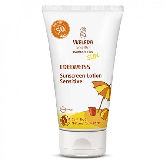 Weleda Sunscreen lotion SPF 50 Baby & Kids Edelweiss 50 ml.
