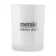 Meraki Scented Candle White Tea & Ginger 8x10,5 cm.